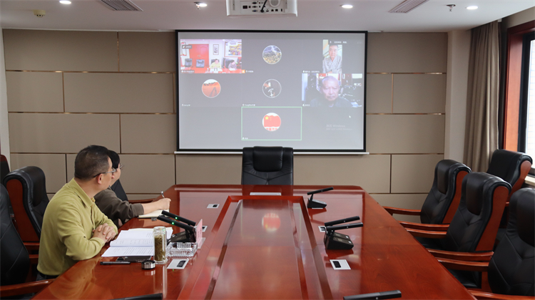 集團(tuán)公司出席與上海向陽公益基金會(huì)、 供銷總社青島公司、國科凱信集團(tuán)交流合作視頻會(huì)